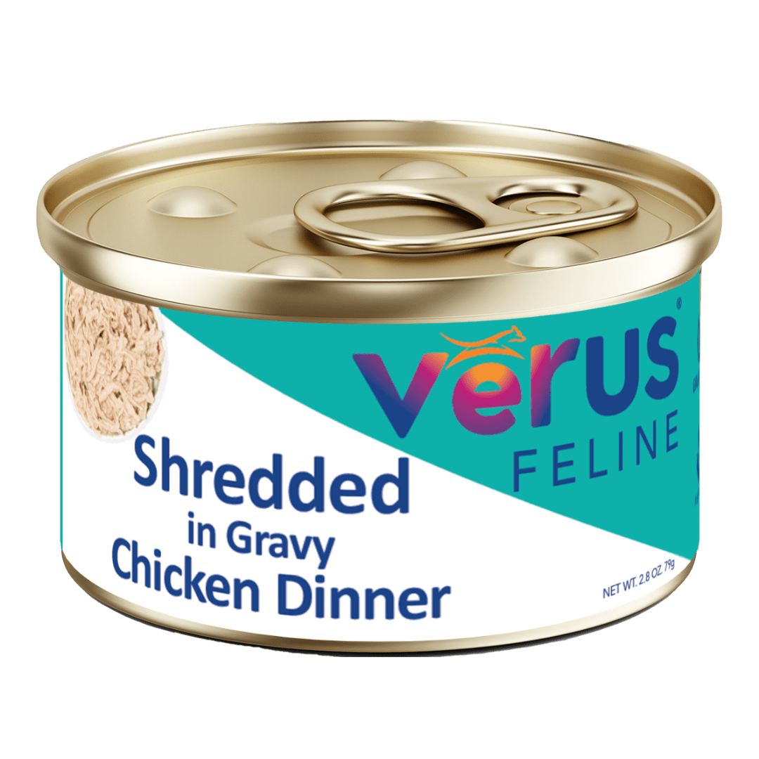 VēRUS Feline Shredded in Gravy Chicken Dinner