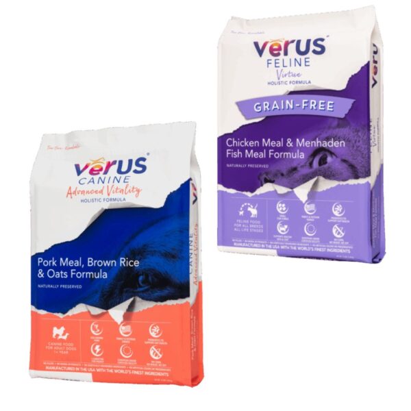 VēRUS Pet Foods dog food and cat food