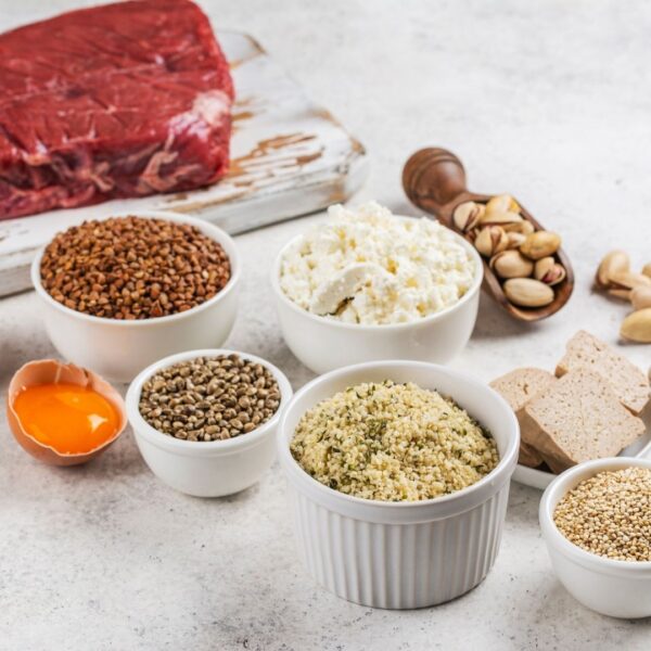 proteins and grains